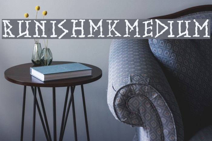RunishMKMedium Font examples