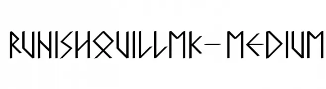 RunishQuillMK-Medium  Fuentes Gratis Descargar