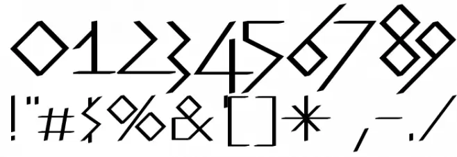 RunishQuillMK-Medium Font OTHER CHARS