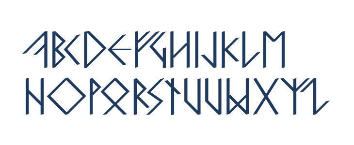 RunishQuillMK-Medium Lowercase