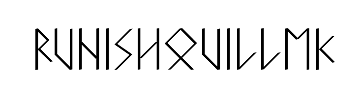 RunishQuillMK  font caratteri gratis