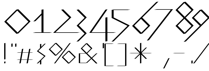 RunishQuillMK Font OTHER CHARS
