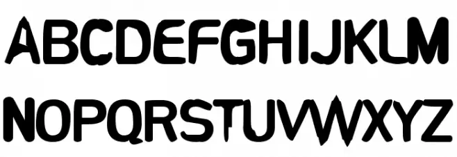 Runkspad Schriftart Groß