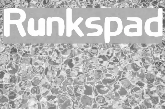 Runkspad Font examples