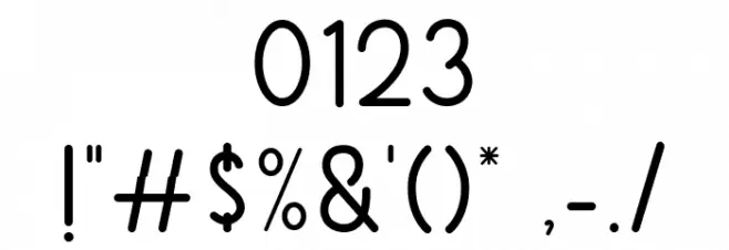 Runlion Font OTHER CHARS