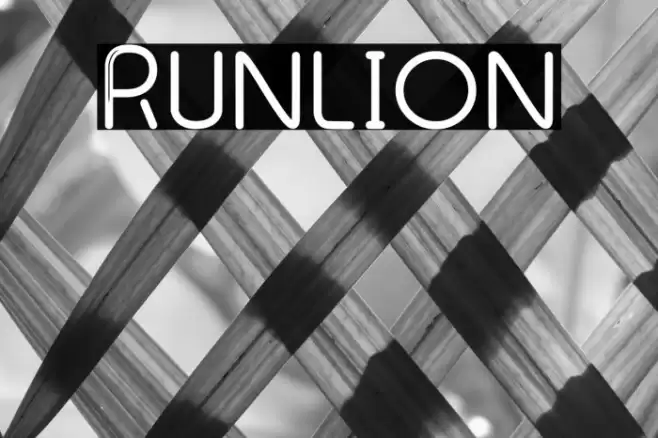 Runlion Font examples