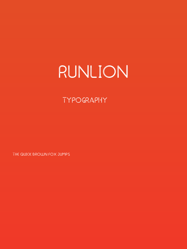 Runlion Poster