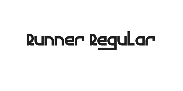 Runner Regular Logo