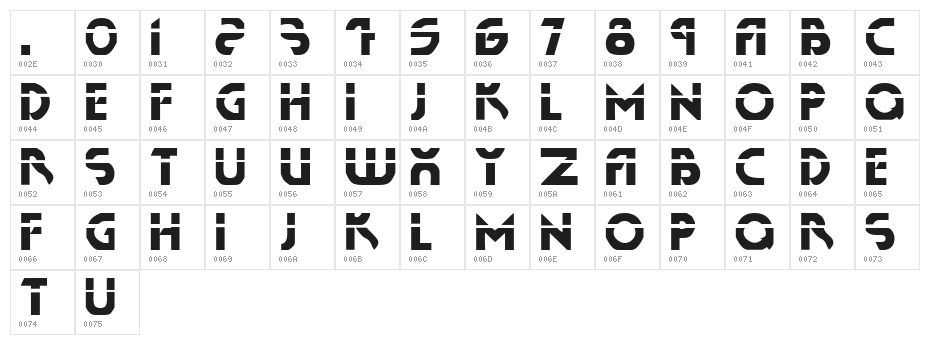 Runner Character Map