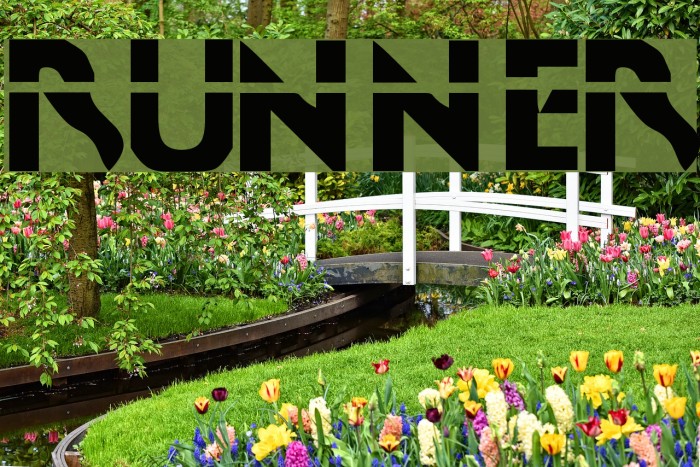 Runner Font examples
