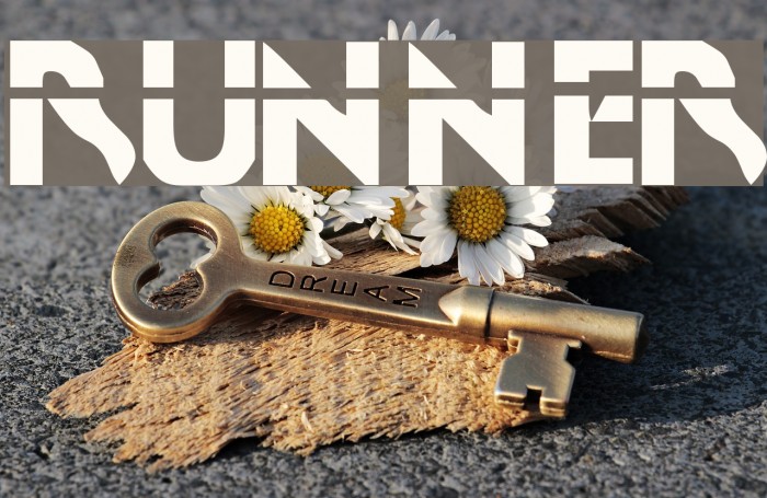 Runner Font examples