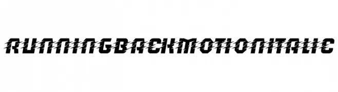 Running Back Motion Italic  تنزيل الخطوط