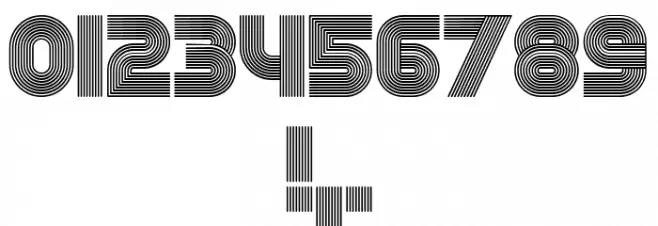 Running Regular Font OTHER CHARS