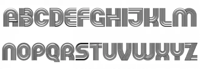 Running Regular フォント 大文字