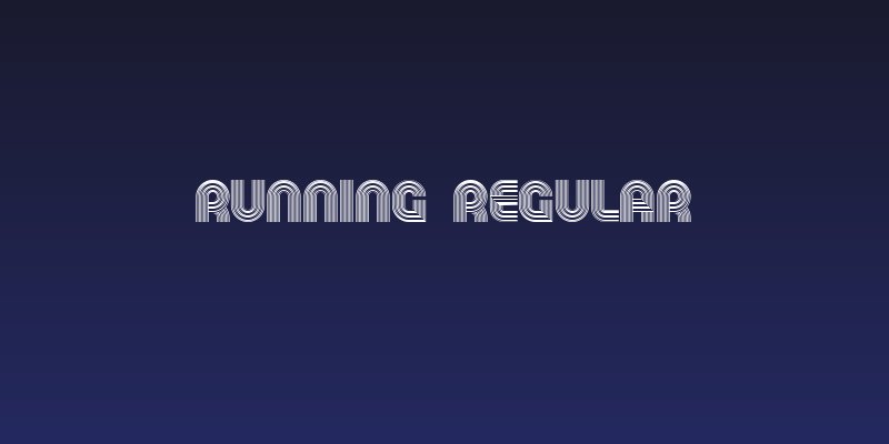 Running Regular Social Header