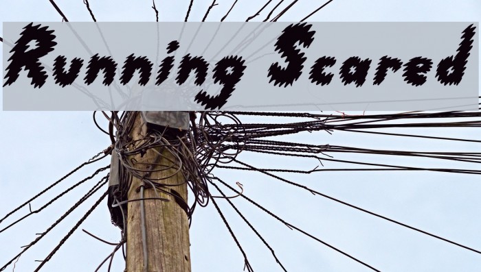 Running Scared Font examples