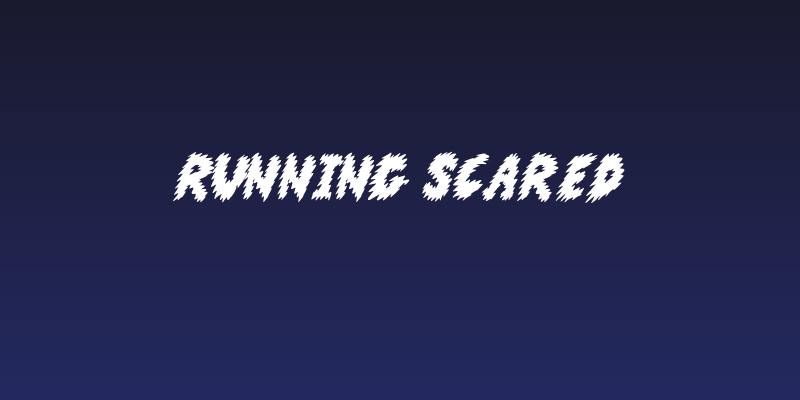 Running Scared Social Header