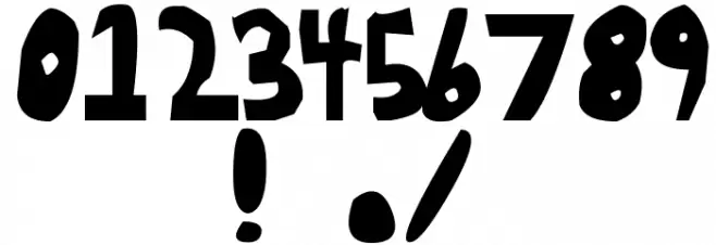 Running With Scissors Polices AUTRES CHARS