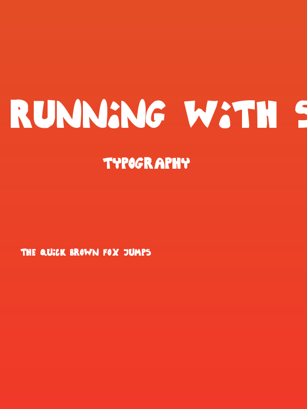 Running With Scissors Poster