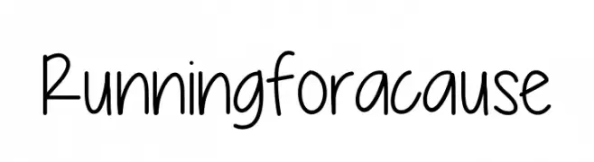 Running for a cause  Fuentes Gratis Descargar