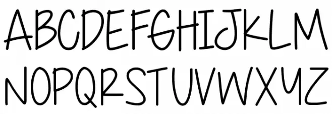 Running for a cause Schriftart Groß