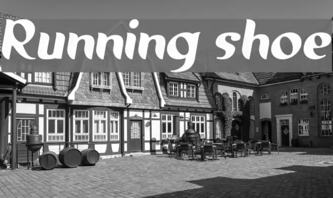 Running shoe Caratteri examples