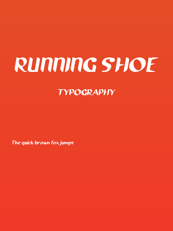 Running shoe Poster