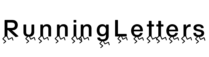 RunningLetters Font
