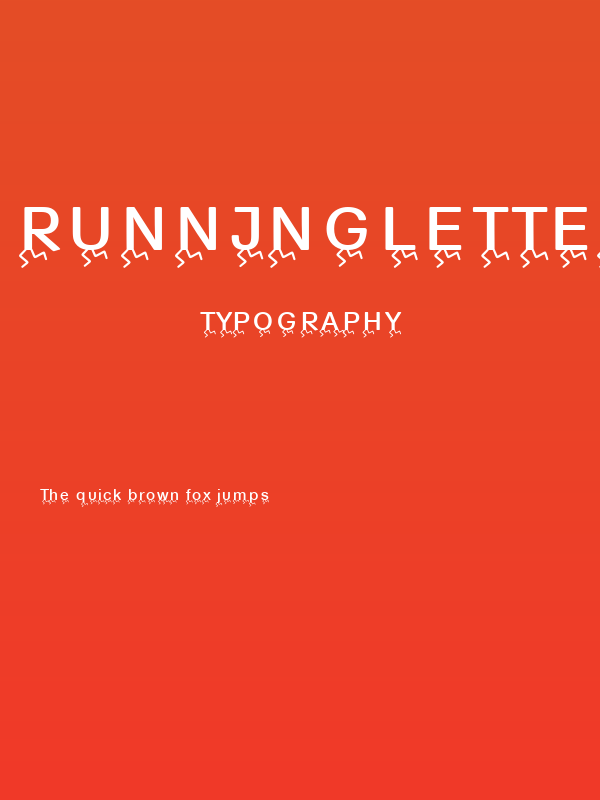 RunningLetters Poster