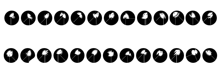 RunningZigzagsTwo Font LOWERCASE