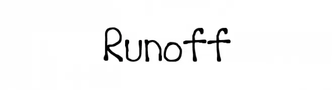 Runoff  baixar fontes gratis