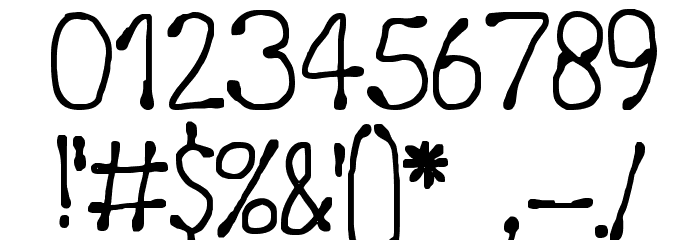 Runoff Font OTHER CHARS