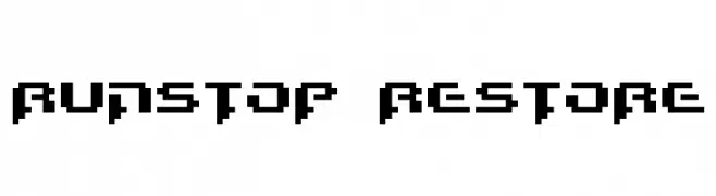 Runstop Restore  baixar fontes gratis