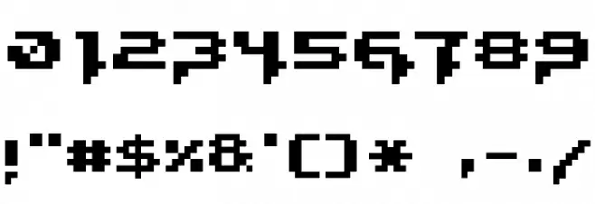 Runstop Restore Font OTHER CHARS