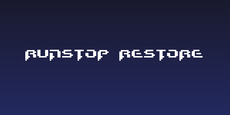 Runstop Restore Social Header