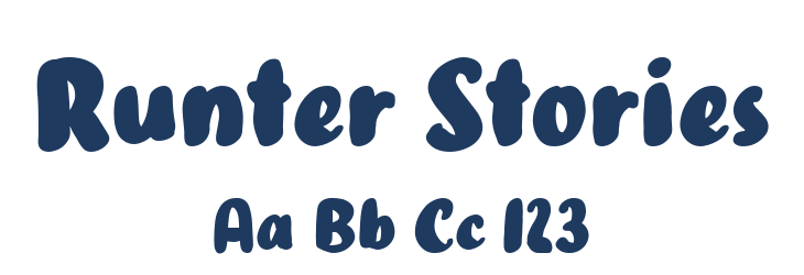 Runter Stories Font Preview