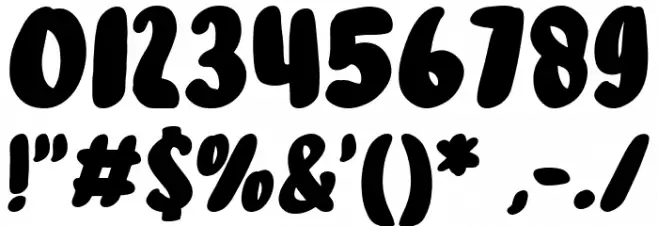 Runter Stories Font Alte caractere