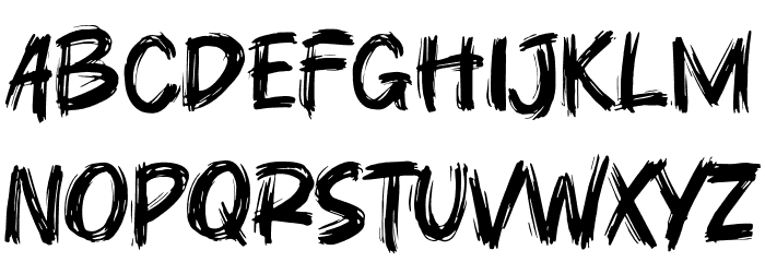 Runtoe Font UPPERCASE