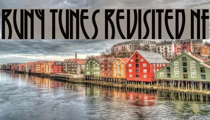 Runy Tunes Revisited NF 字体 examples