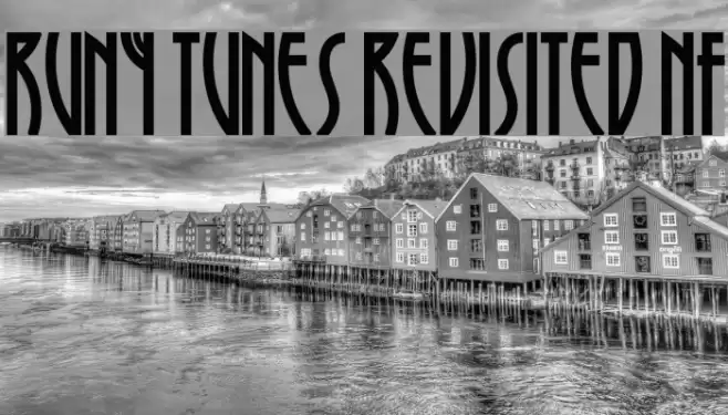 Runy Tunes Revisited NF 字体 examples