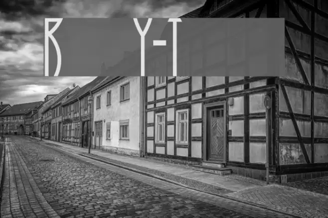 Runy-Tunes Font examples