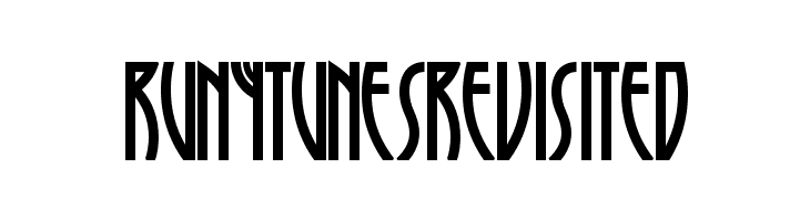RunyTunesRevisited  Скачать бесплатные шрифты