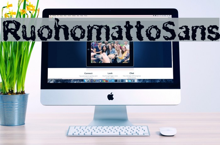 RuohomattoSans Font examples