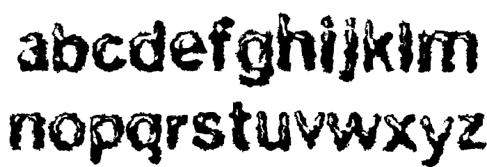 RuohomattoSans Font LOWERCASE