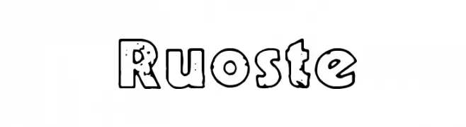 Ruoste  Frei Schriftart Herunterladen