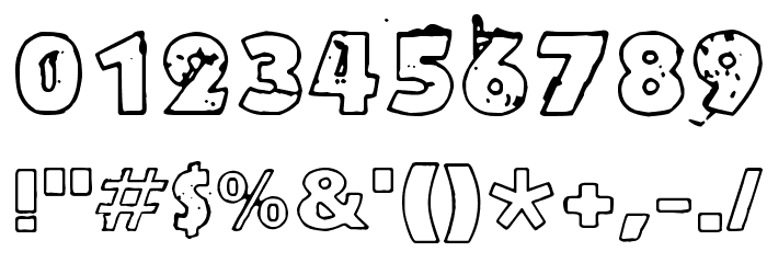 Ruoste Font OTHER CHARS