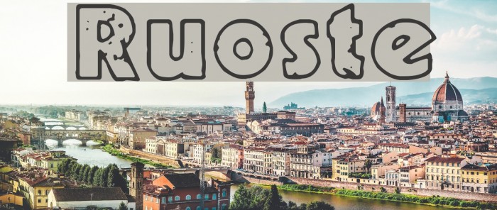 Ruoste Font examples