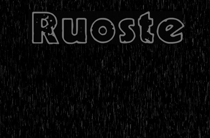 Ruoste Font examples