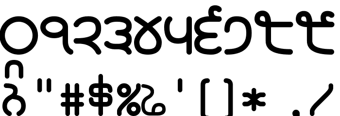 Rupe Bold Font OTHER CHARS