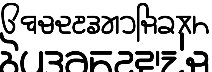 Rupe Bold Font LOWERCASE